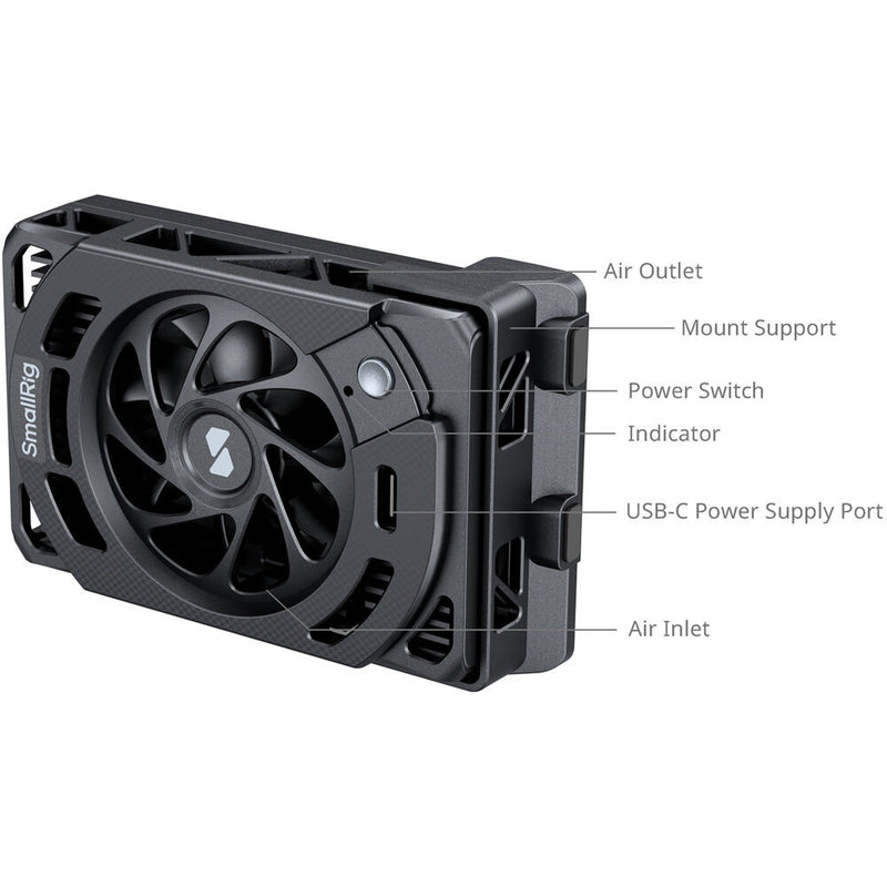 SmallRig Cooling Fan for Canon EOS R5 Mark II & R5