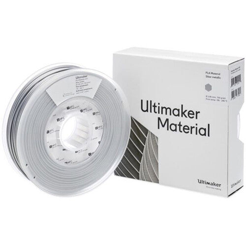 UltiMaker 2.8mm PLA Filament (0.75kg, Silver Metallic)
