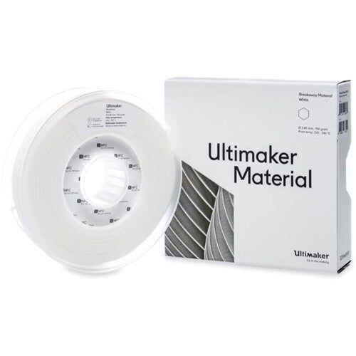 UltiMaker 2.85mm Breakaway Filament (750g, White)