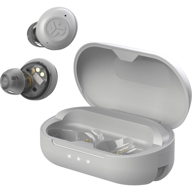 JLab Hear OTC Wireless Hearing Aid Earbuds (White)