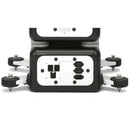 BAREFOOT SOUND MasterStack12 Flagship 4.5-Way Quad 12" Active Studio Monitor and Subwoofer with Handles (Black, Pair)