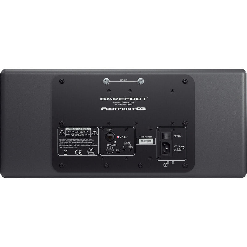 BAREFOOT SOUND Footprint03C 3-Way 6.5" Active Center Channel Studio Monitor (Single)