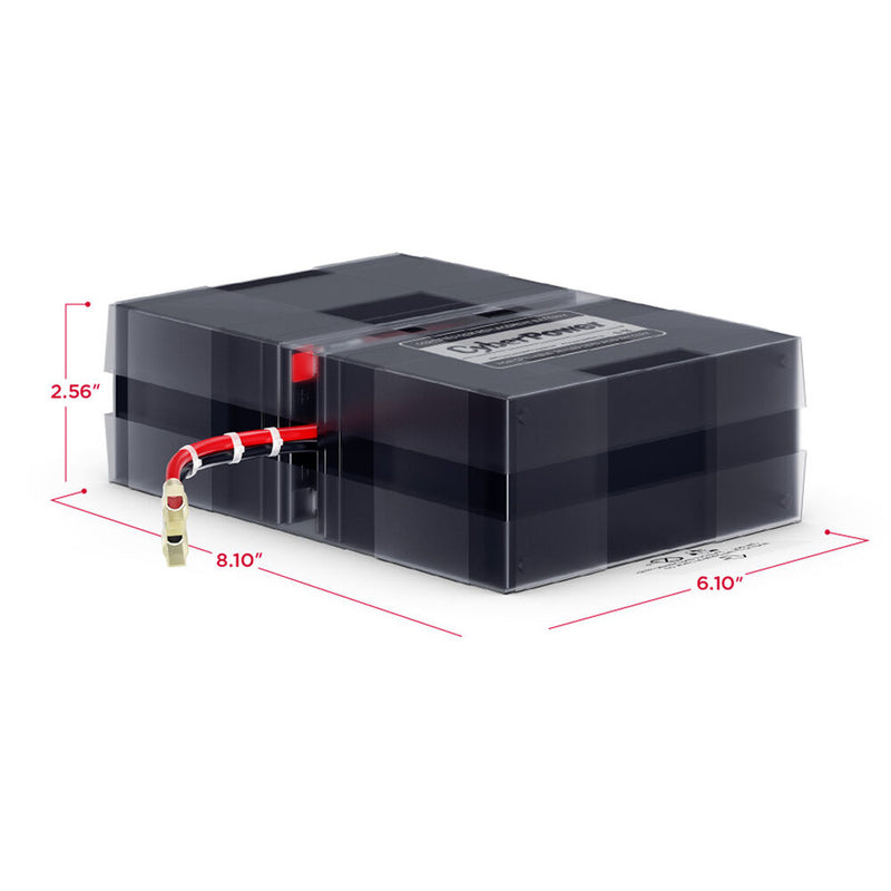 CyberPower RB1290X2D UPS Replacement Battery Cartridge for CP1500PFCRM2U