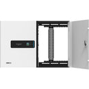 AtlasIED AZMP8-DW Atmosphere 8-Zone Signal Processor with 1200W Amplifier and Dante in Wall Mount Cabinet
