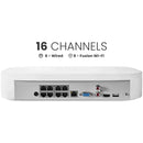 Lorex Fusion Series N847A62-8CA8-E 16-Channel 4K UHD NVR with 2TB HDD & Eight 4K Bullet Cameras