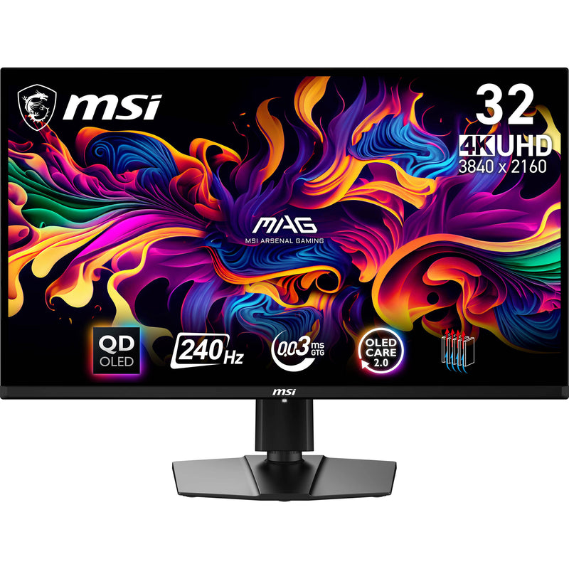 MSI MAG 321UPX QD-OLED 31.5" 4K HDR 240 Hz Gaming Monitor