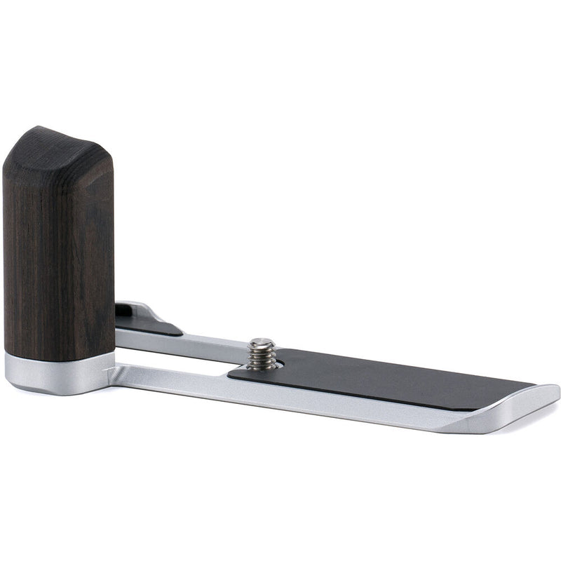 Tilta Mounting Baseplate with Wooden Grip for FUJIFILM X-M5 (Silver)