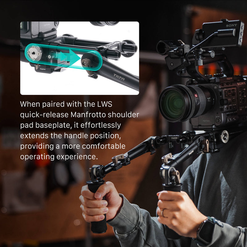 Tilta 15mm LWS Dual-Rosette Adapter