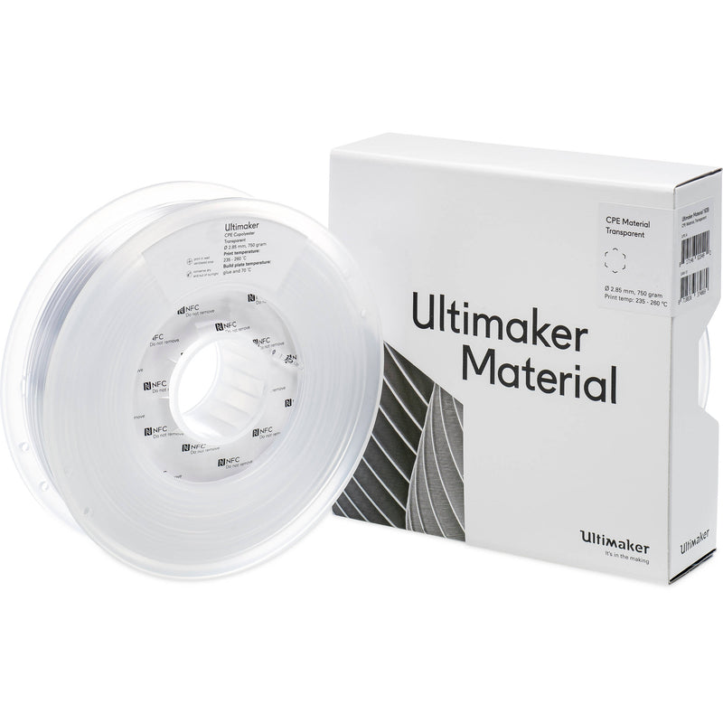 UltiMaker 2.85mm CPE+ Filament (700g, Transparent)