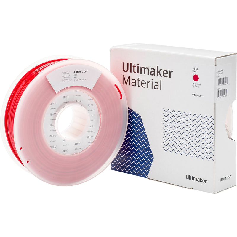 UltiMaker 2.85mm PETG Filament (750g, Red Translucent)