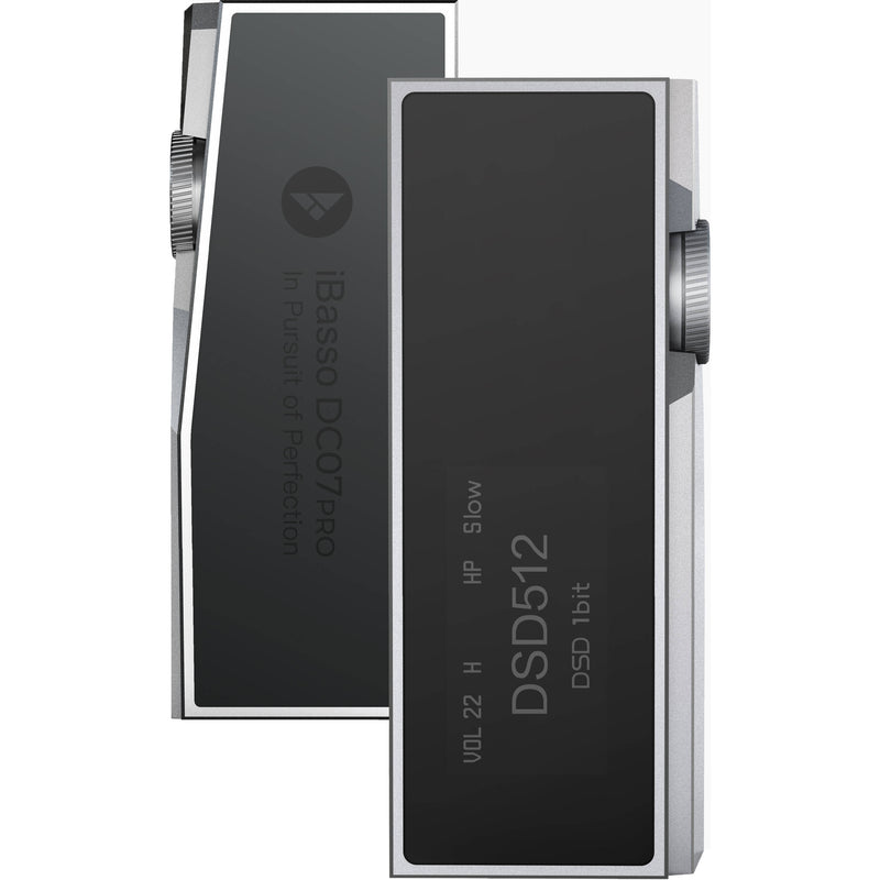 iBasso DC07PRO Portable Hi-Res USB DAC and Amp (Silver)