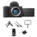 Sony ZV-E10 II Mirrorless Camera with Live Streaming Kit (Black)