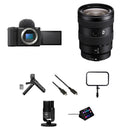 Sony ZV-E10 II Mirrorless Camera with 16-55mm f/2.8 Lens and Live Streaming Kit (Black)