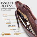 Rofozzi Voyager Leather Laptop Tote