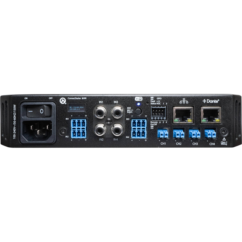 LEA Professional CS124D ConnectSeries Half-Rack 480W 4-Channel Networked Amplifier