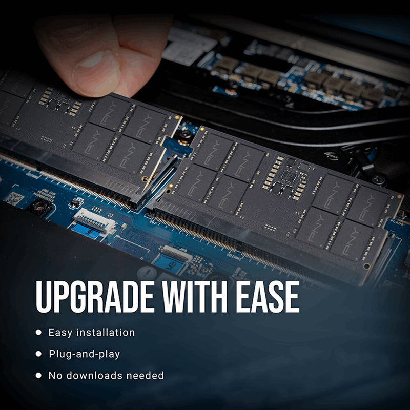PNY 32GB Performance DDR5 5600 MHz SO-DIMM Memory Kit (2 x 16GB)