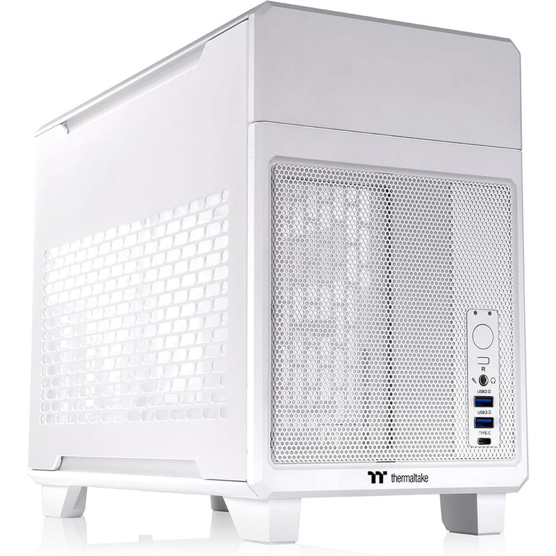 Thermaltake TR100 Mini Tower Mini-ITX Computer Chassis (Snow)