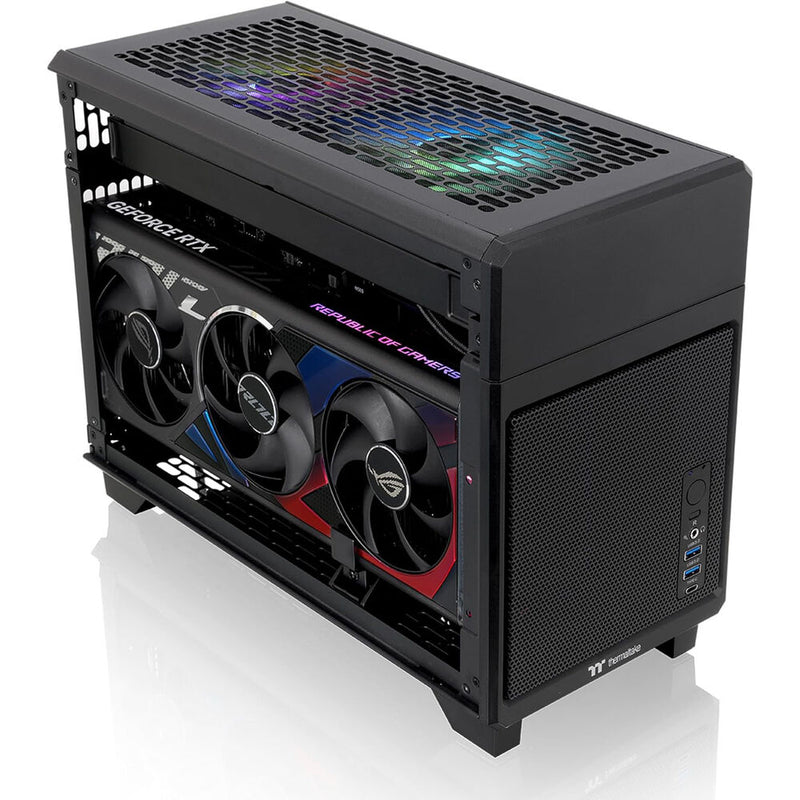 Thermaltake TR100 Mini Tower Mini-ITX Computer Chassis (Black)