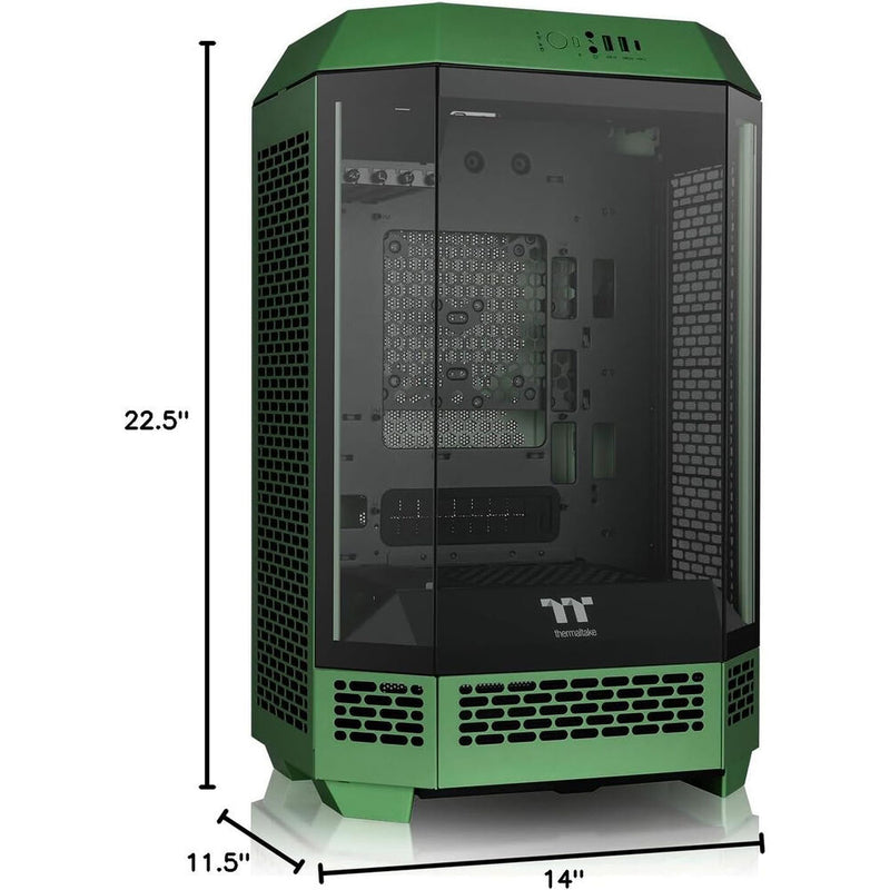 Thermaltake The Tower 300 Micro Tower Micro-ATX Computer Chassis (Racing Green)