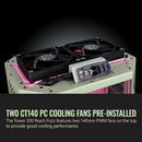 Thermaltake The Tower 300 Micro Tower Micro-ATX Computer Chassis (Matcha Plum)