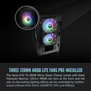 Thermaltake Versa H16 TG ARGB Micro Tower Micro-ATX Computer Chassis (Black)