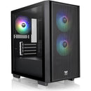 Thermaltake Versa H16 TG ARGB Micro Tower Micro-ATX Computer Chassis (Black)