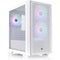 Thermaltake Versa H16 TG ARGB Micro Tower Micro-ATX Computer Chassis (White)