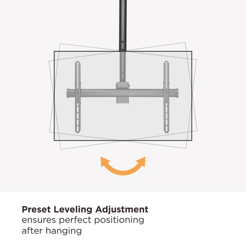 Helder TV Ceiling Mount for 37 to 70" Displays