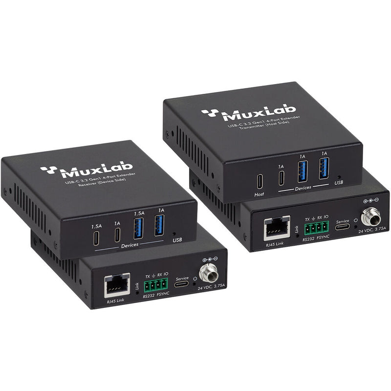 MuxLab USB-C 3.2 Gen 1 4-Port Extender Kit (328')