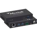 MuxLab USB-C 3.2 Gen 1 4-Port Wall Plate Extender Kit (328')