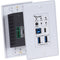 MuxLab USB-C 3.2 Gen 1 4-Port Wall Plate Extender Kit (328')