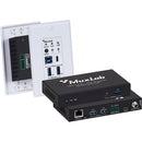 MuxLab USB-C 3.2 Gen 1 4-Port Wall Plate Extender Kit (328')