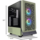 Thermaltake Ceres 300 TG ARGB Mid-Tower ATX Computer Chassis (Matcha Green)