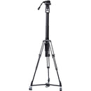 ikan PT419W 19" Widescreen 3G-SDI Teleprompter with Motorized Pedestal & Dolly Turnkey