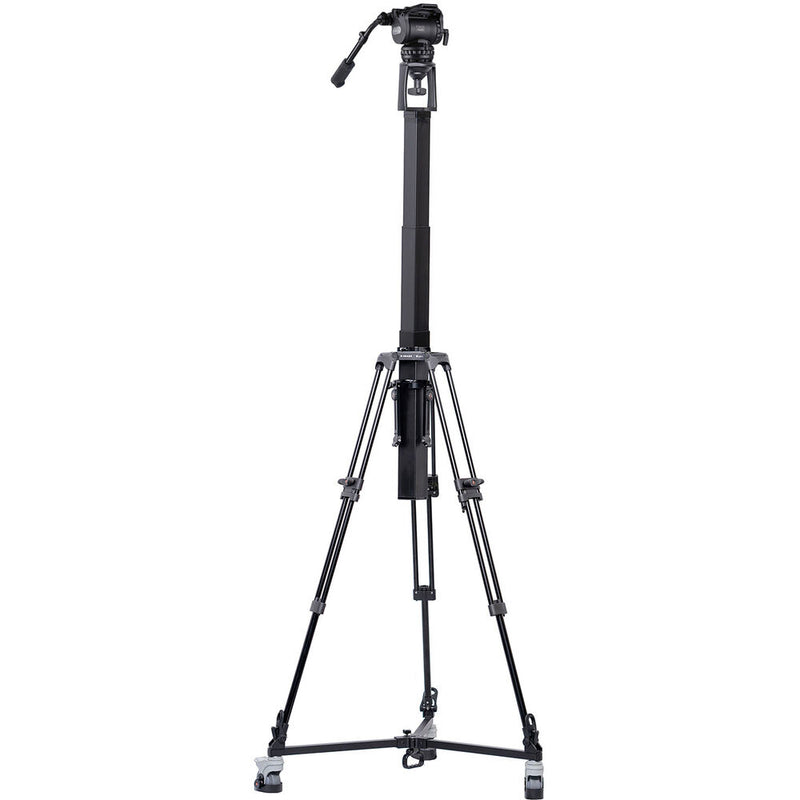 ikan PT419W 19" Widescreen 3G-SDI Teleprompter with Motorized Pedestal & Dolly Turnkey