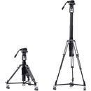 ikan PT419W 19" Widescreen 3G-SDI Teleprompter with Motorized Pedestal & Dolly Turnkey