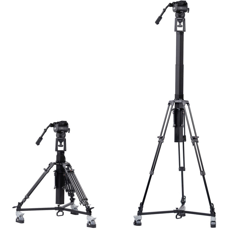 ikan PT419W 19" Widescreen 3G-SDI Teleprompter with Motorized Pedestal & Dolly Turnkey