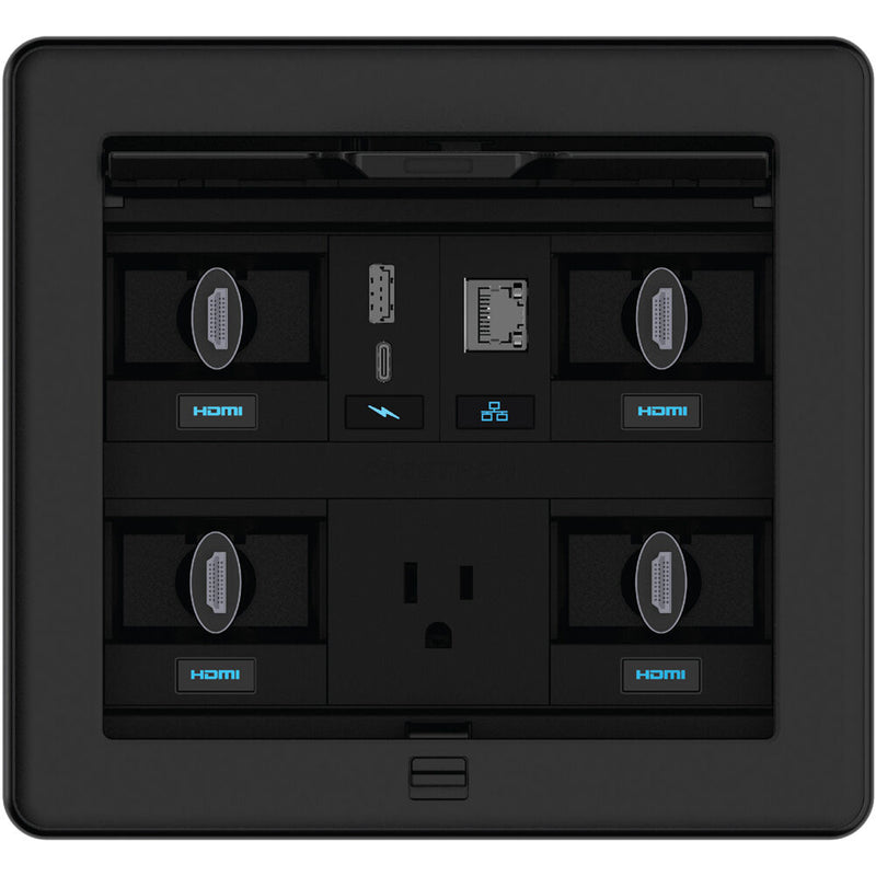 Crestron FT2-700-MECH-PTL-B FlipTop FT2 Series Cable Management System (700 Size)