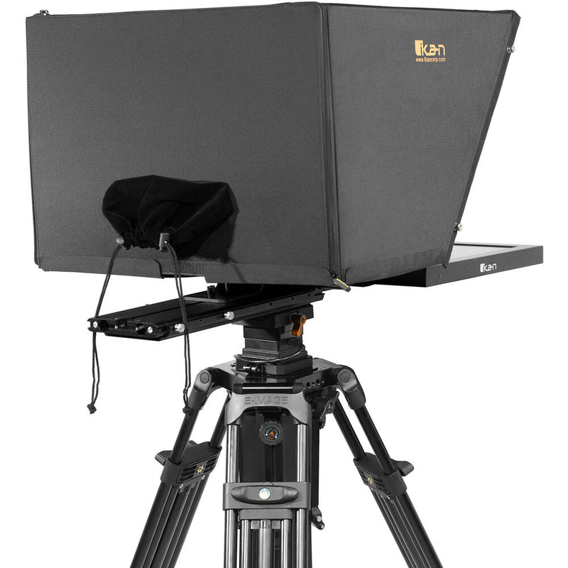 ikan PT419W 19" Widescreen PTZ 3G-SDI Teleprompter with Motorized Pedestal & Dolly Turnkey