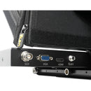 ikan PT419W 19" Widescreen PTZ 3G-SDI Teleprompter with Widescreen Talent Monitor, Motorized Pedestal & Dolly Turnkey