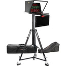 ikan PT419W 19" Widescreen PTZ 3G-SDI Teleprompter with Widescreen Talent Monitor, Motorized Pedestal & Dolly Turnkey