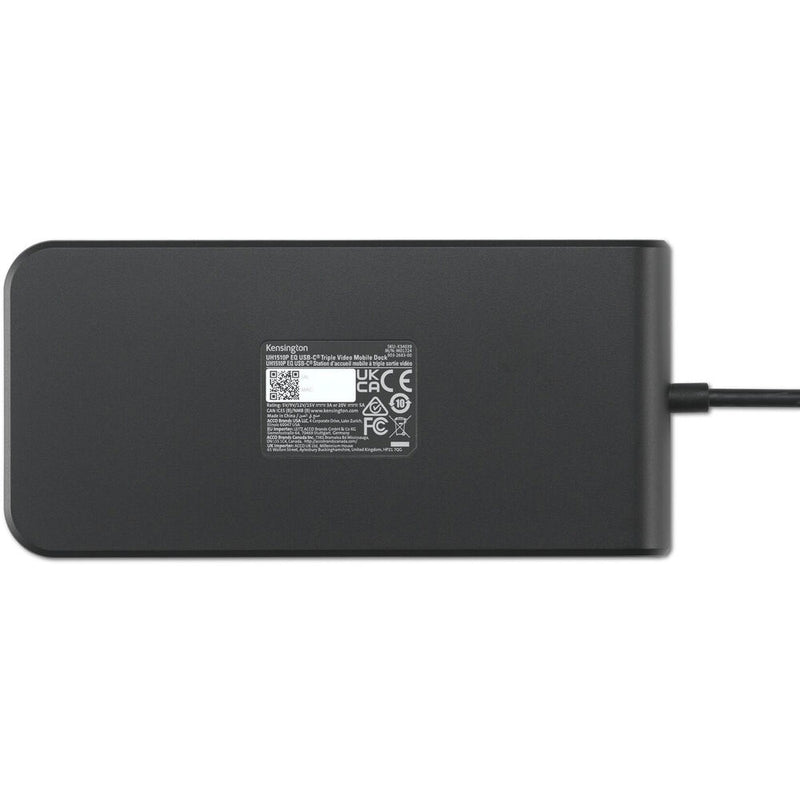 Kensington UH1510P EQ USB-C Triple Video Driverless Mobile Dock