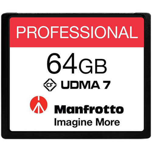 Manfrotto 64GB Professional UDMA 7 Compact Flash Memory Card
