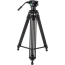 Magnus VT-3500C Carbon Fiber Tripod System with Fluid Head and Dolly Kit