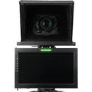 ikan PT419W 19" Widescreen 3G-SDI Teleprompter with Widescreen Talent Monitor, Motorized Pedestal & Dolly Turnkey