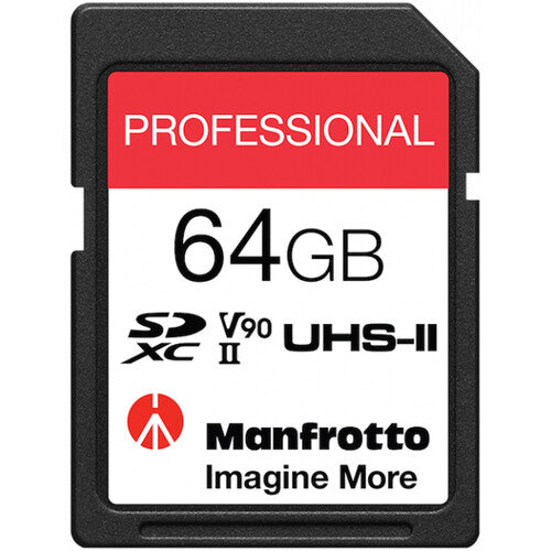 Manfrotto 64GB Professional UHS-II SDXC Memory Card