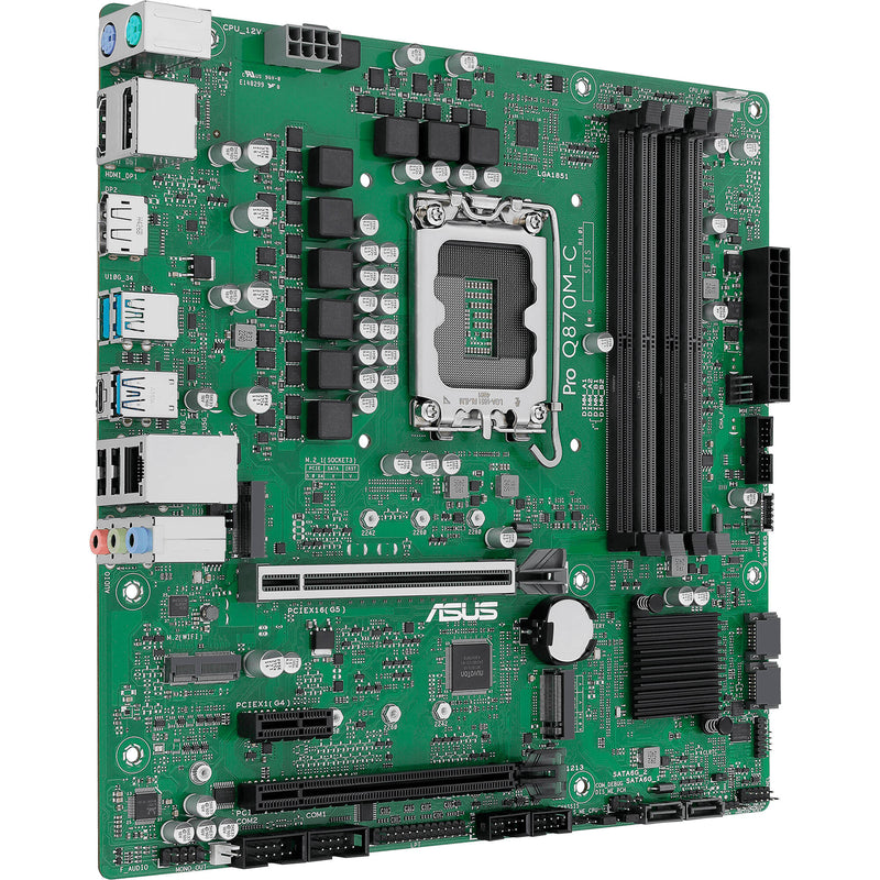 ASUS Pro Q870M-C-CSM LGA 1851 Micro-ATX Motherboard