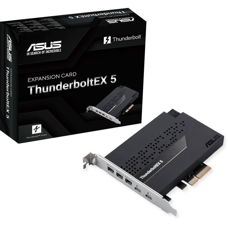 ASUS ThunderboltEX 5 Dual-Port Thunderbolt 5 PCIe 4.0 Expansion Card