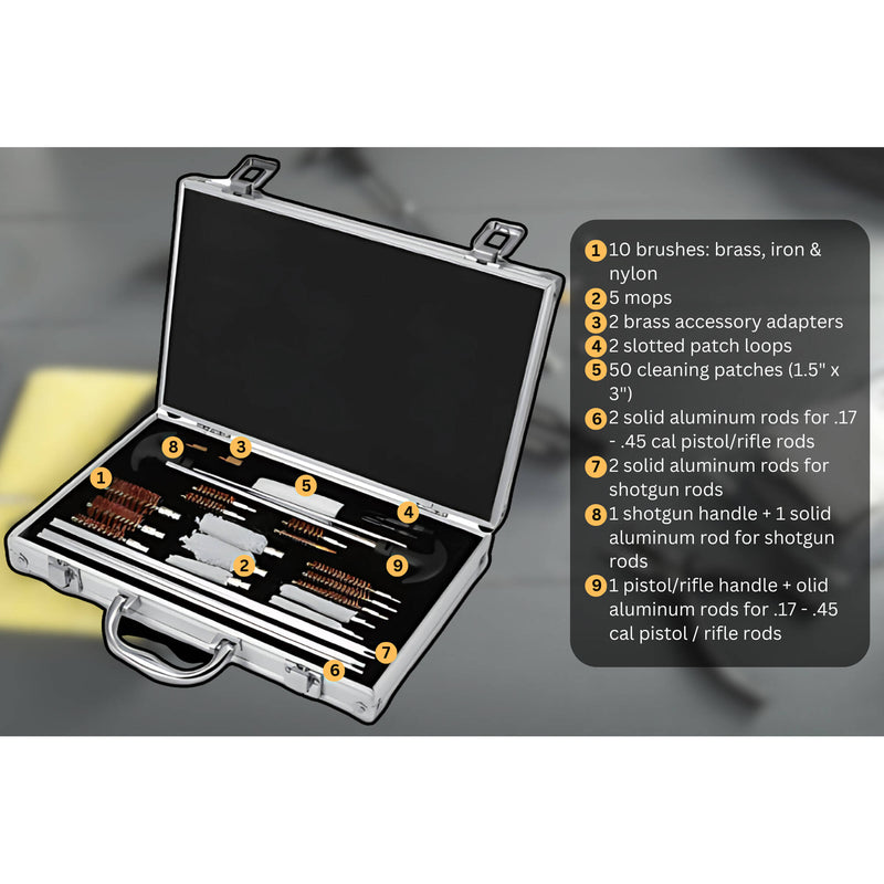 UZI Universal Gun Cleaning Kit (78-Pieces)