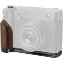 SmallRig L-Shape Mount Plate with Wooden Handle for FUJIFILM GFX100RF (Black)